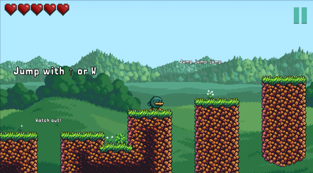Saise Screenshot - Jumping platforms